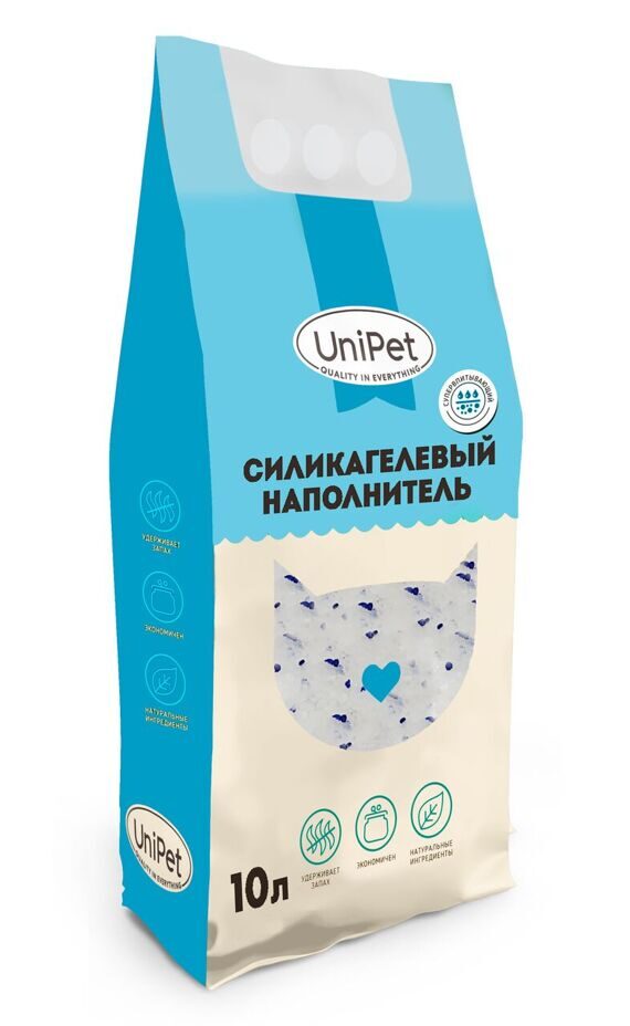 UniPet наполнитель силикагелевый 10 л UniPet наполнитель силикагелевый 10 л